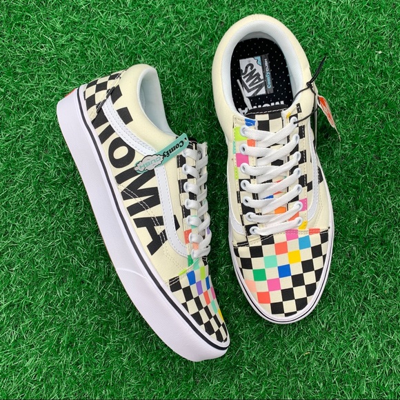 Vans Comfycush Old Skool Moma Brand Checkerboard - Picture 2 of 6